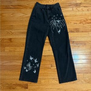 Black Jeans with designs
